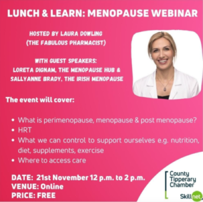 Lunch & Learn Workshops – Menopause Webinar