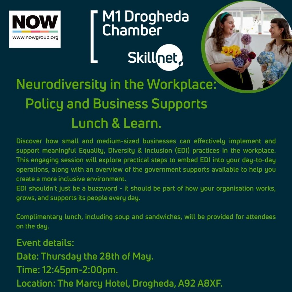 Neurodiversity in the Workplace: Policy & Business Supports Lunch & Learn.